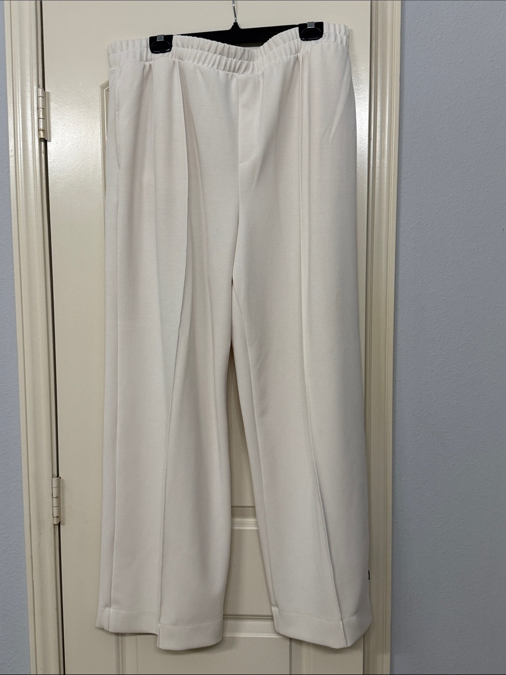 a new day Cream Wide-Leg Pull-On Trousers